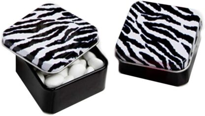 African Zebra Mint Tins Favors